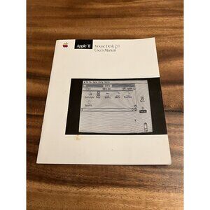 1986 Vintage Apple 2 Mouse Desk 2.0 User’s Manual